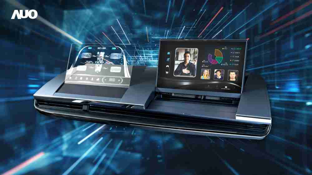 银河集团Micro LED Display HMI解决方案打造透明Micro LED前座仪表，，呈现信息并保留驾驶视野开阔；亦为副驾驶座乘客打造收放自如的Micro LED屏幕，，，在不影响显示质量的前提于显示区内建镜头，，，让用户能与视讯对象直接眼神接触，，，，提供绝佳的双向沟通体验