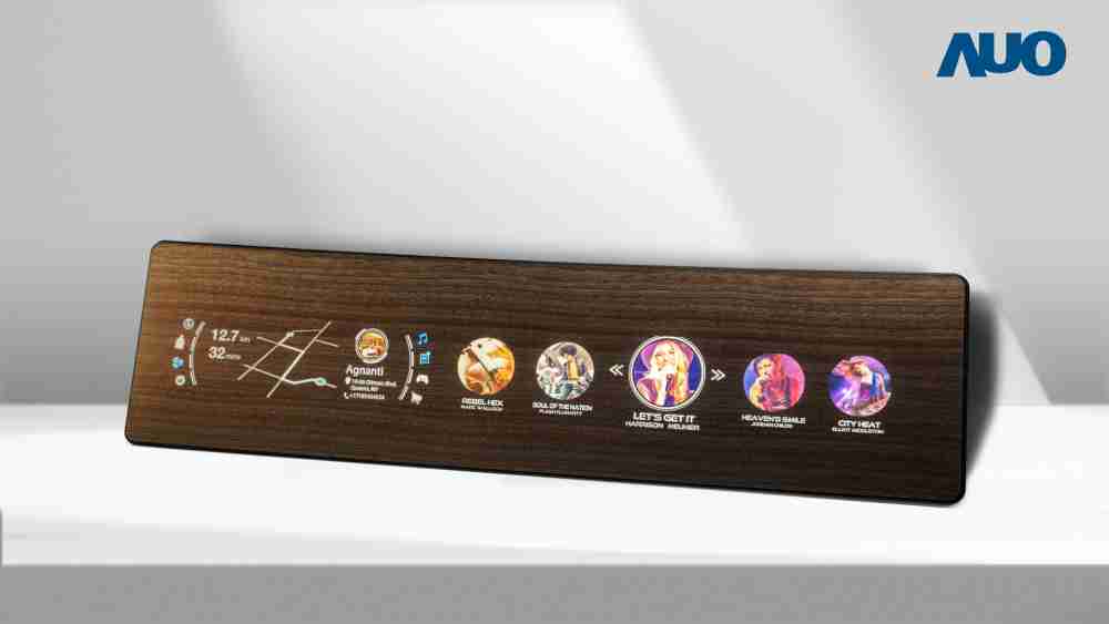 银河集团研发全球最高穿透度达80%的AmLED木纹显示器，，，可于使用时呈现高亮度、、清晰可见的信息，，，，并在不使用时回归为单纯的饰板，，，节能兼具美观