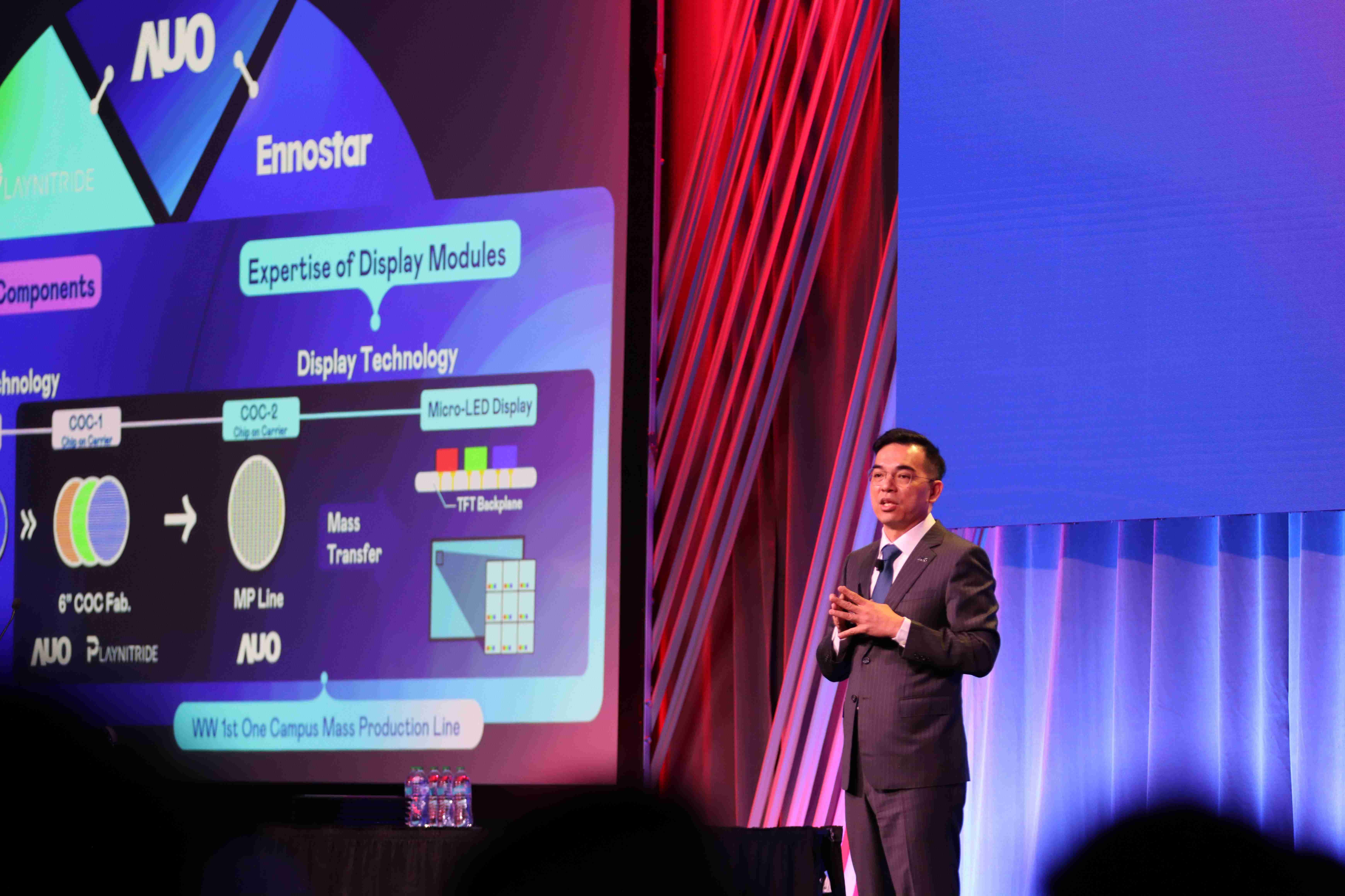 2025 SID显示周登场，，，银河集团光电执行长暨总经理柯富仁博士以〝Redefining Displays: Inspiring New Possibilities〞发表主题演说，，，带领银河集团以智能显示解决方案先驱，，，透过AI赋能，，，，重塑显示的视觉创新体验